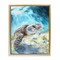 Stupell Industries Sea Turtle Ocean Watercolor Framed Floater Canvas Wall Art